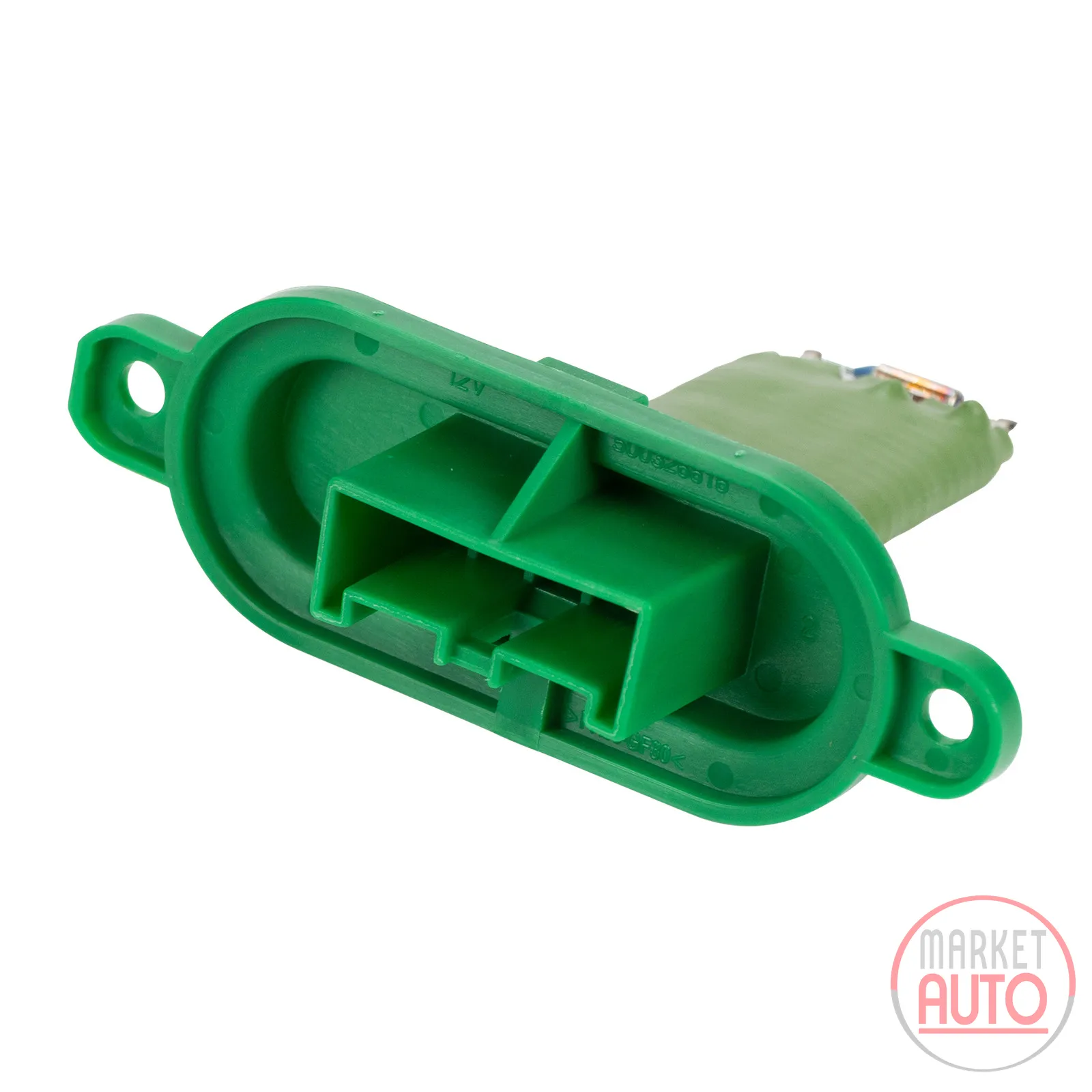 Heating resistor for fan motor