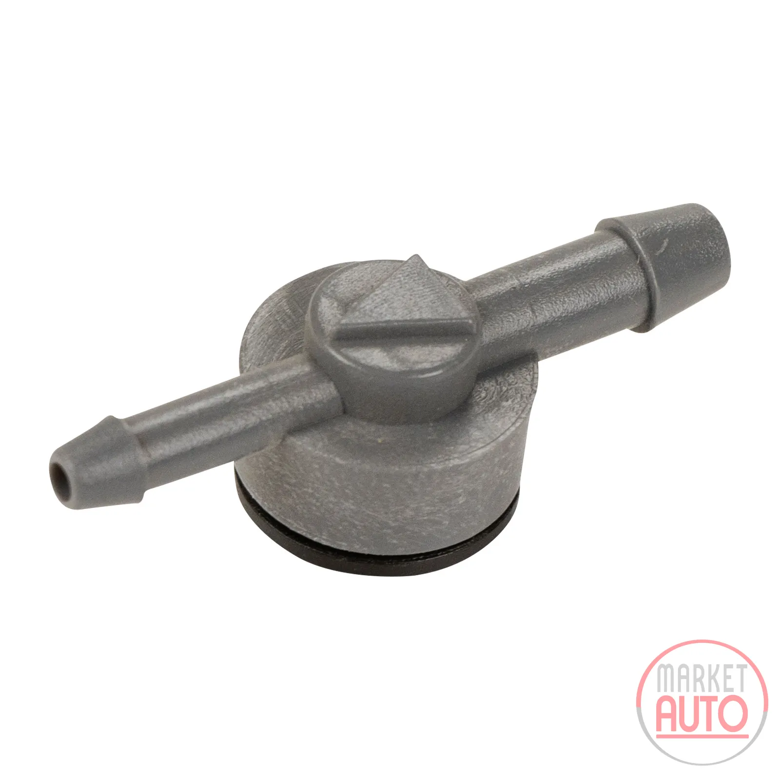 Connector with valve washhead