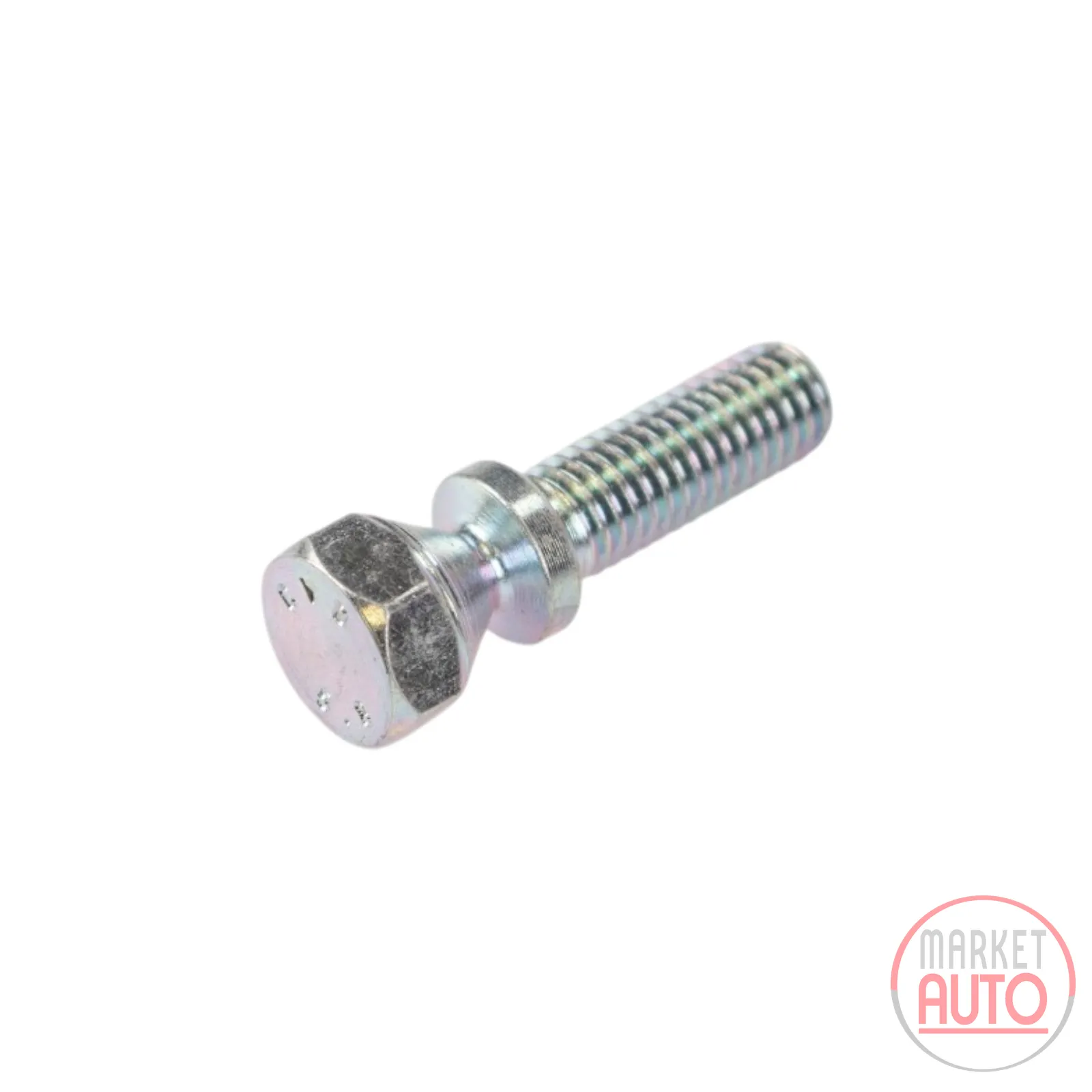 Breakaway screw ignition lock white M8