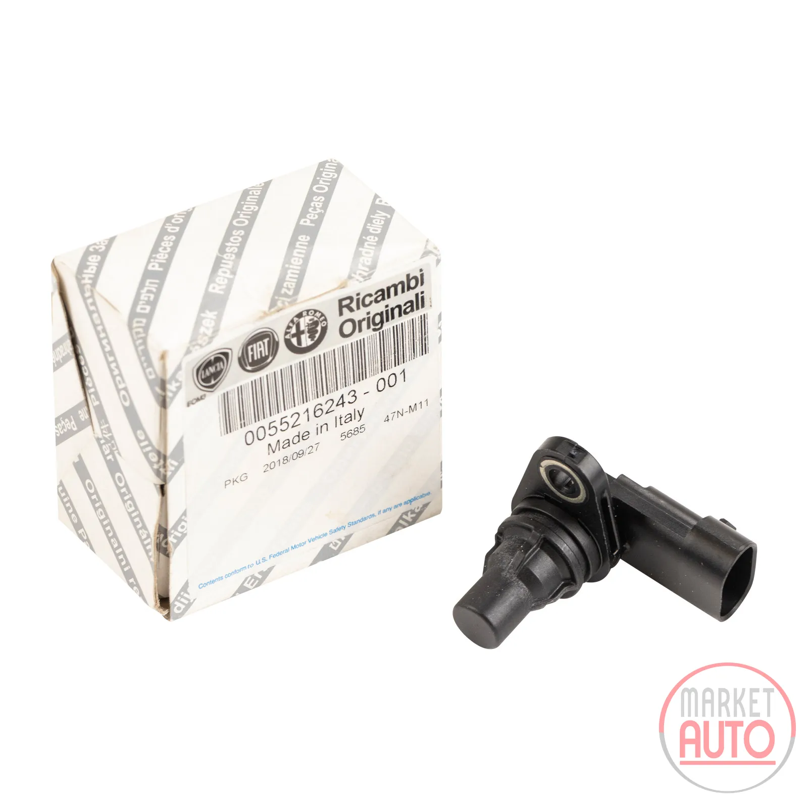 Inductive sensor camshaft pulse generator