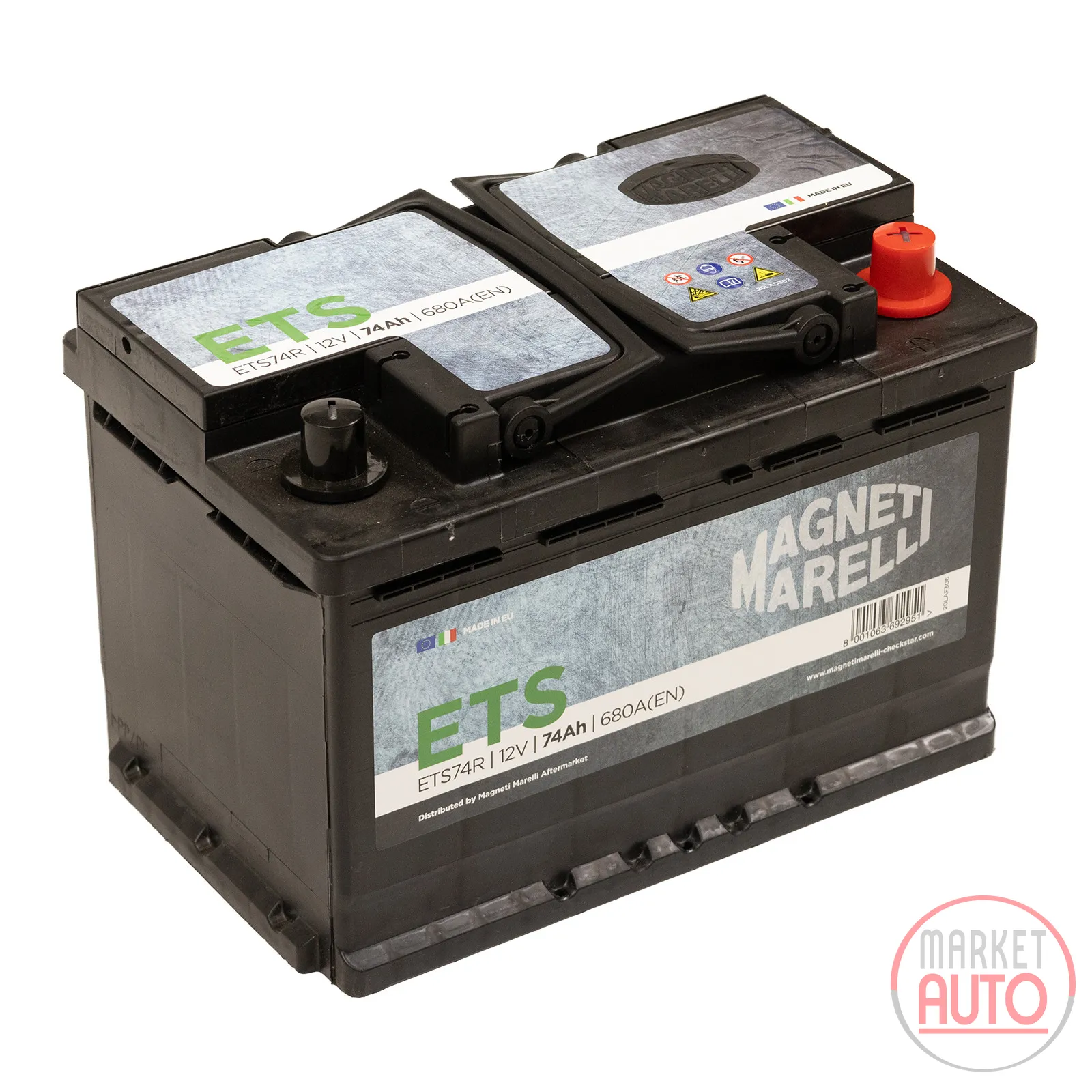 Battery 74AH 680A ETS74R