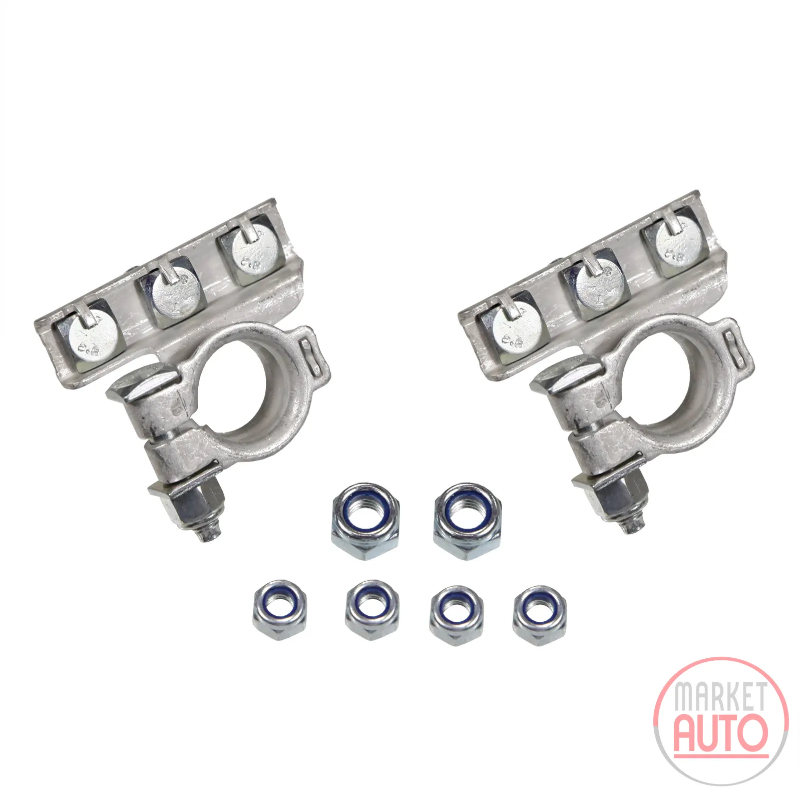 Battery - pole terminal set plus + minus -
