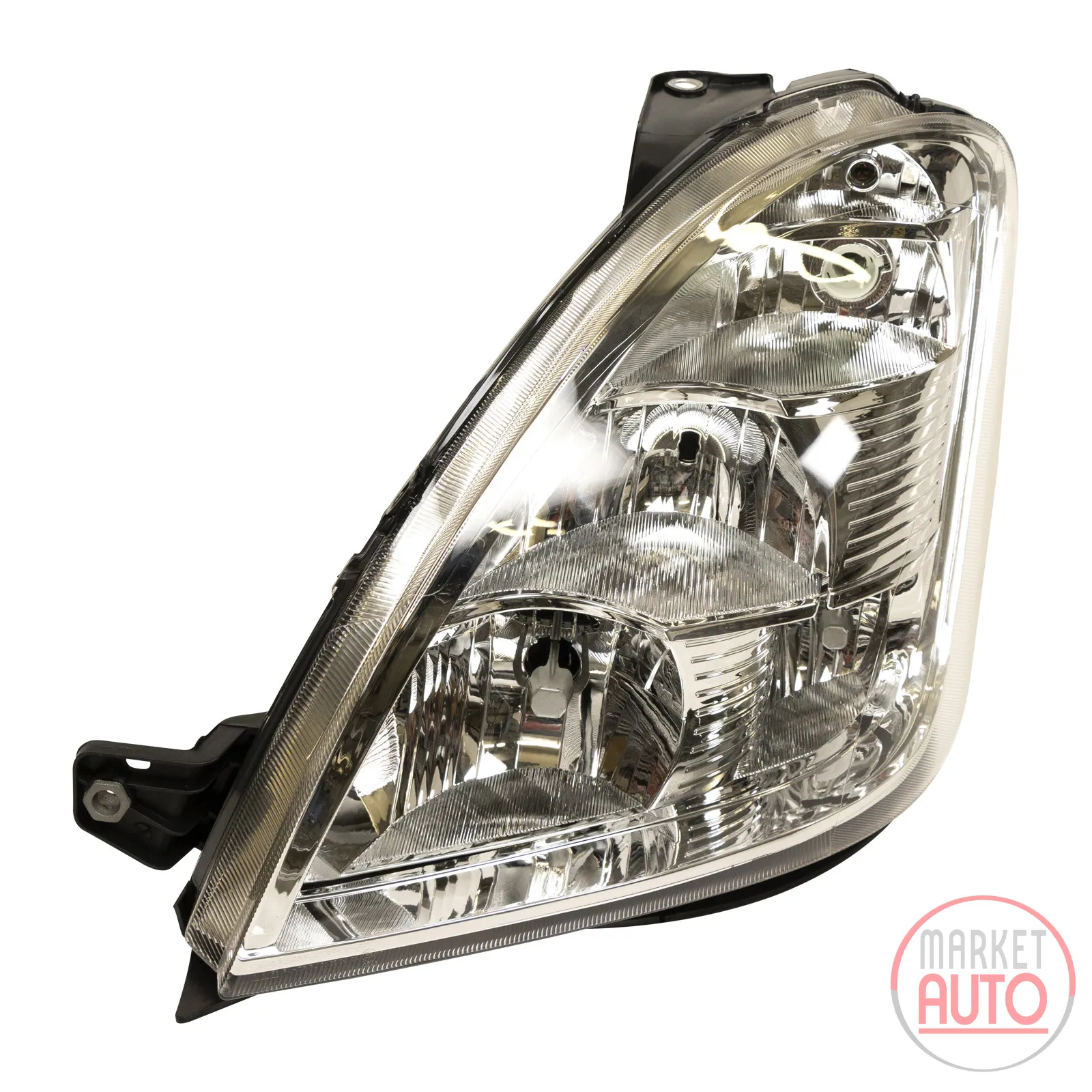 Headlight left complete