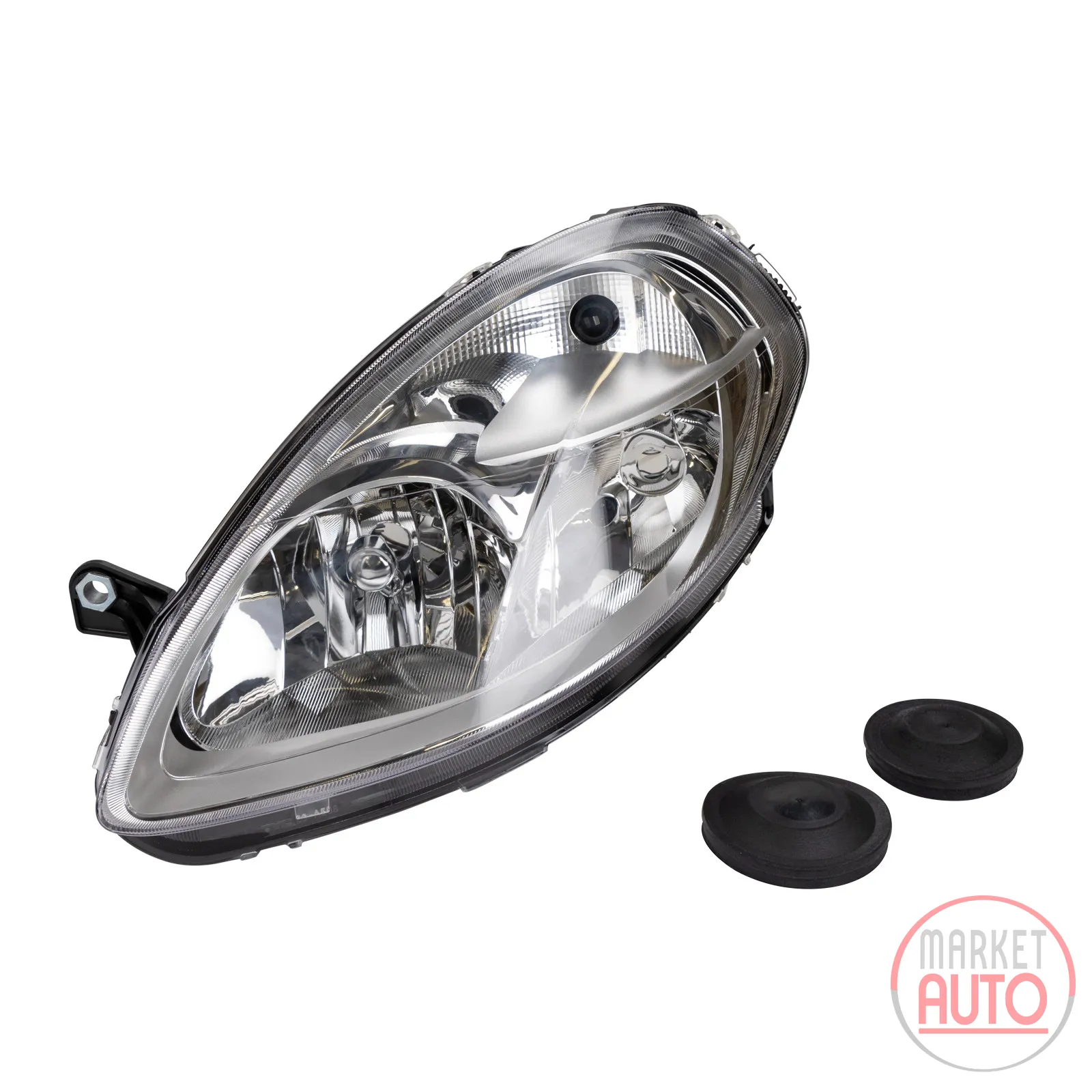 Headlight left H7/H3/PY21W/W5W