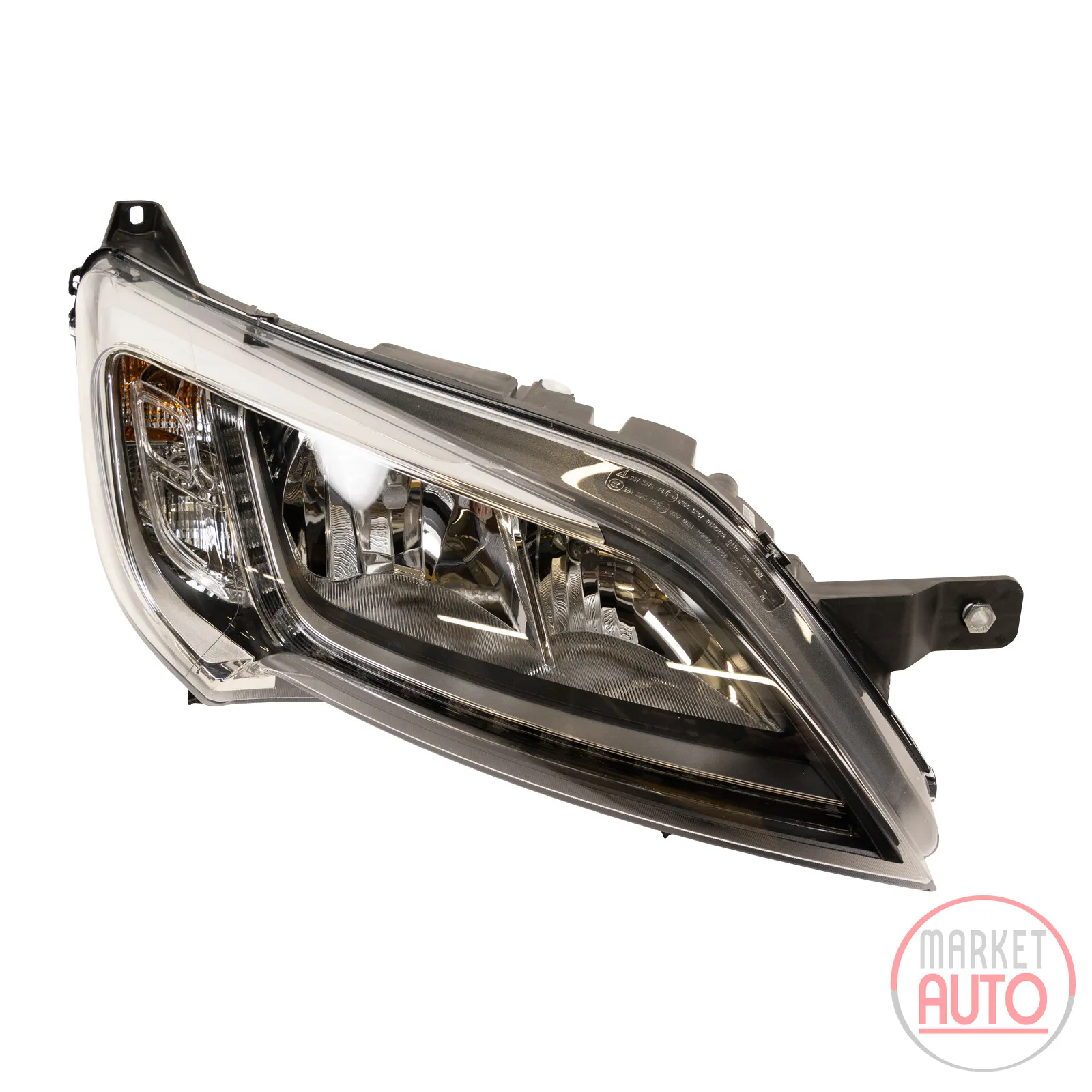 Headlight+ LED silver right Magneti Marelli
