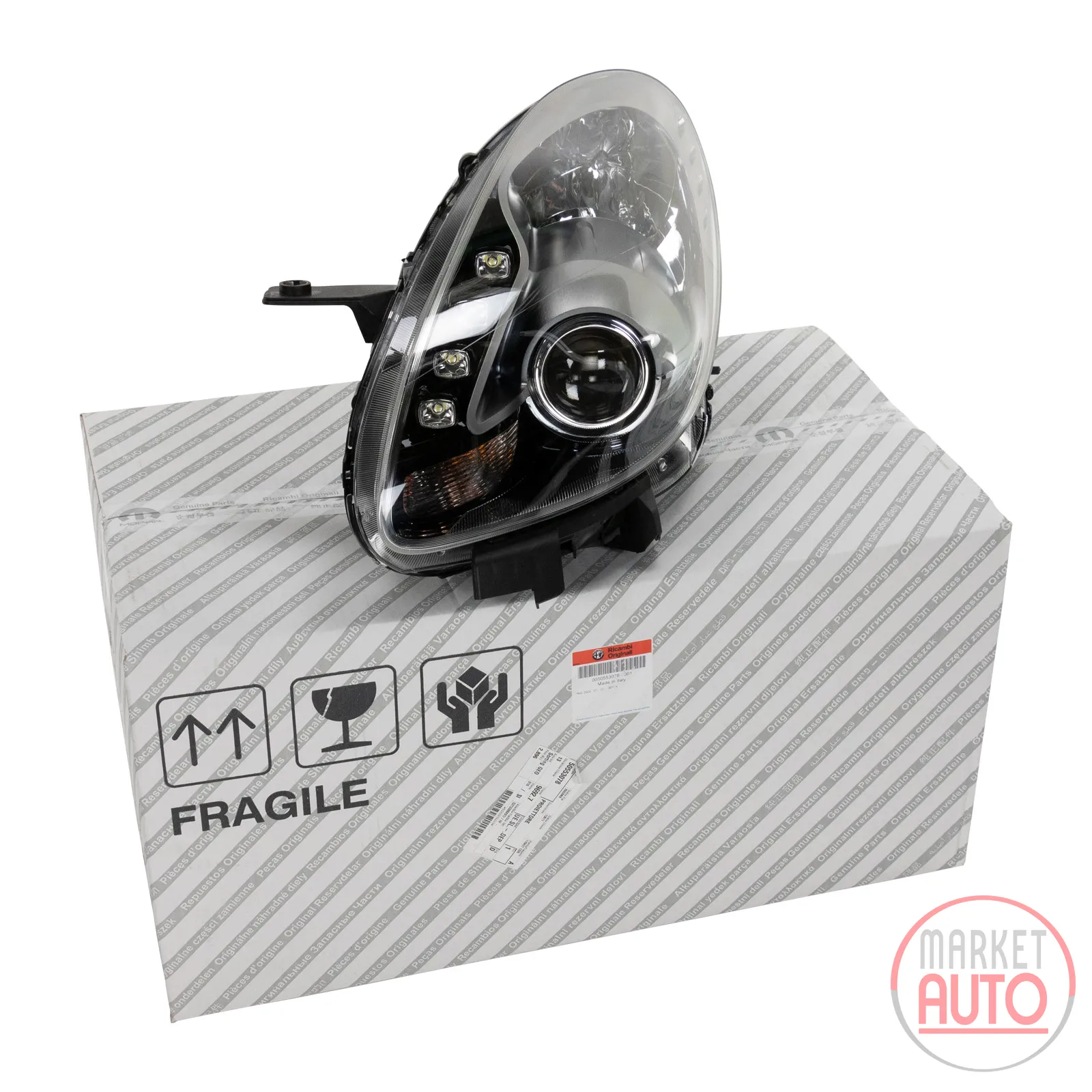 Headlight original front left H7 / H1