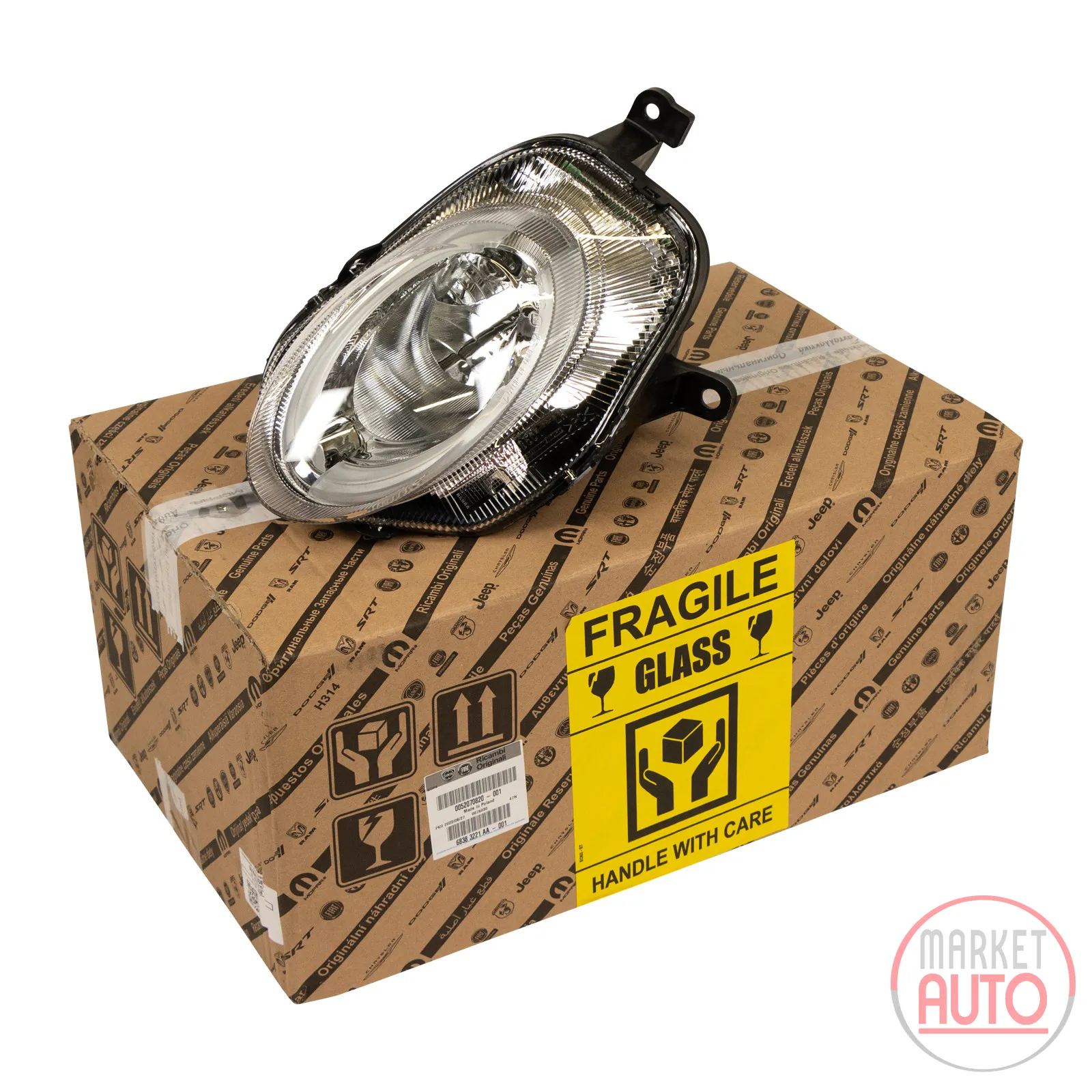 Headlight front left bottom