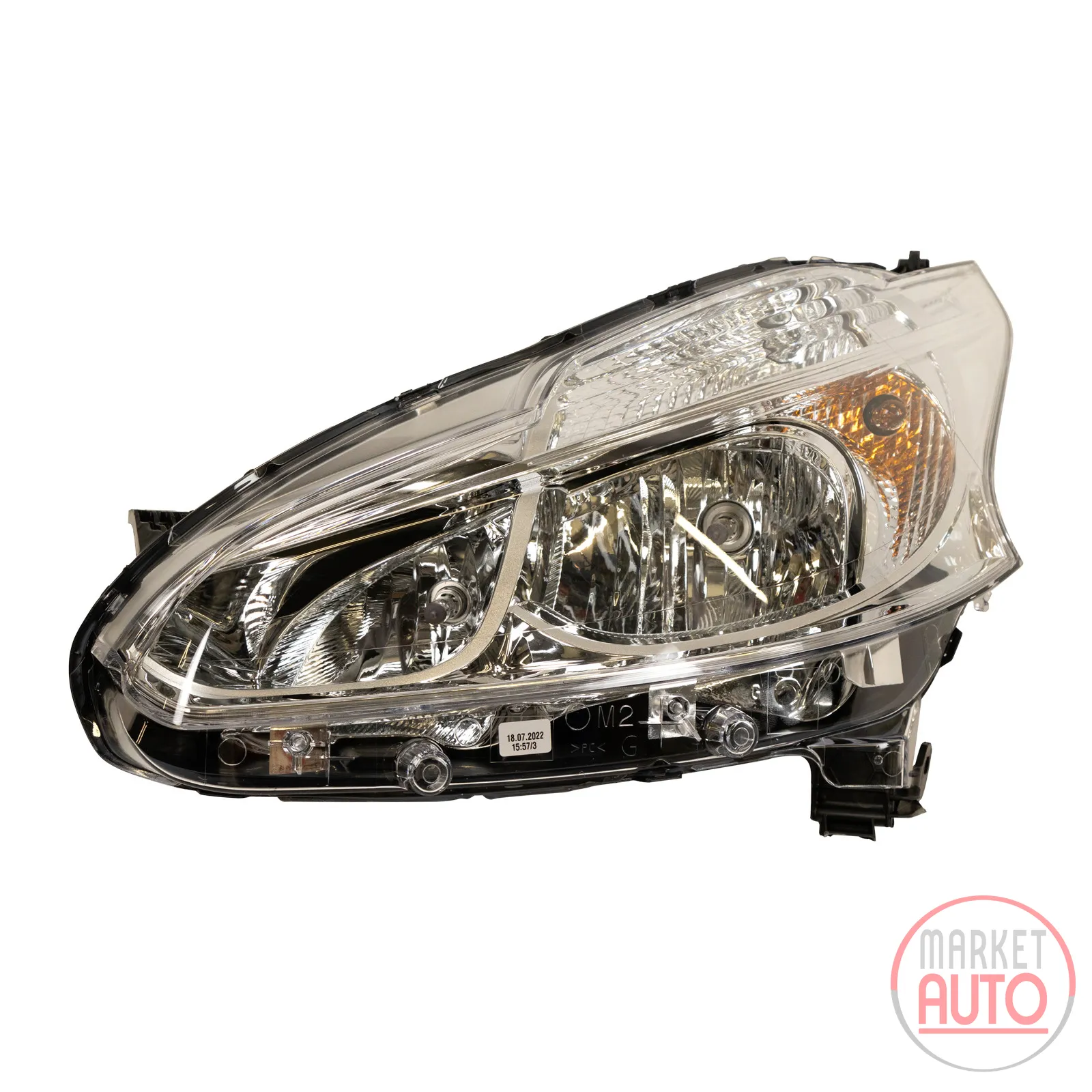 Headlight left halogen original PSA (9802221880)