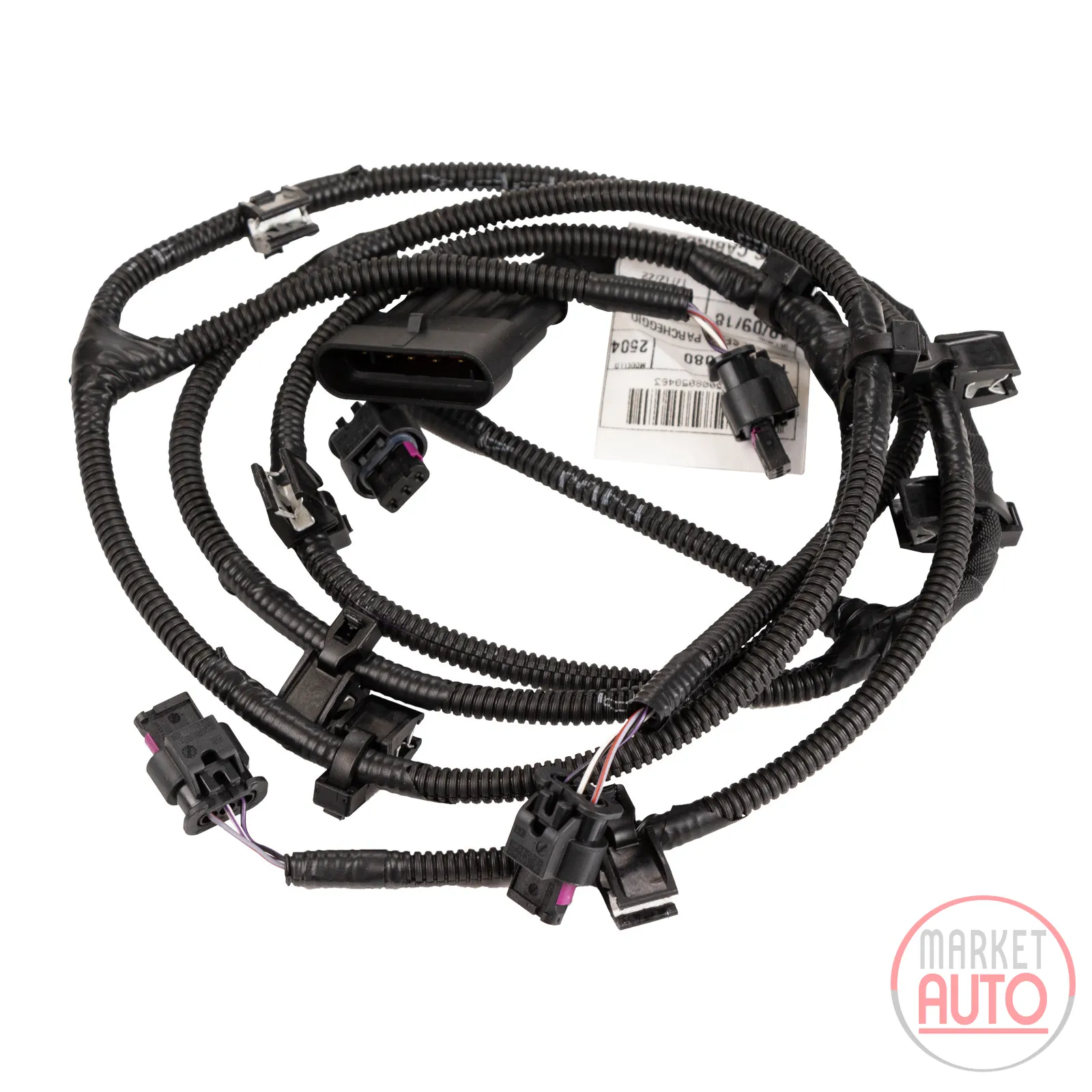 Wiring harness for rear parking sensors