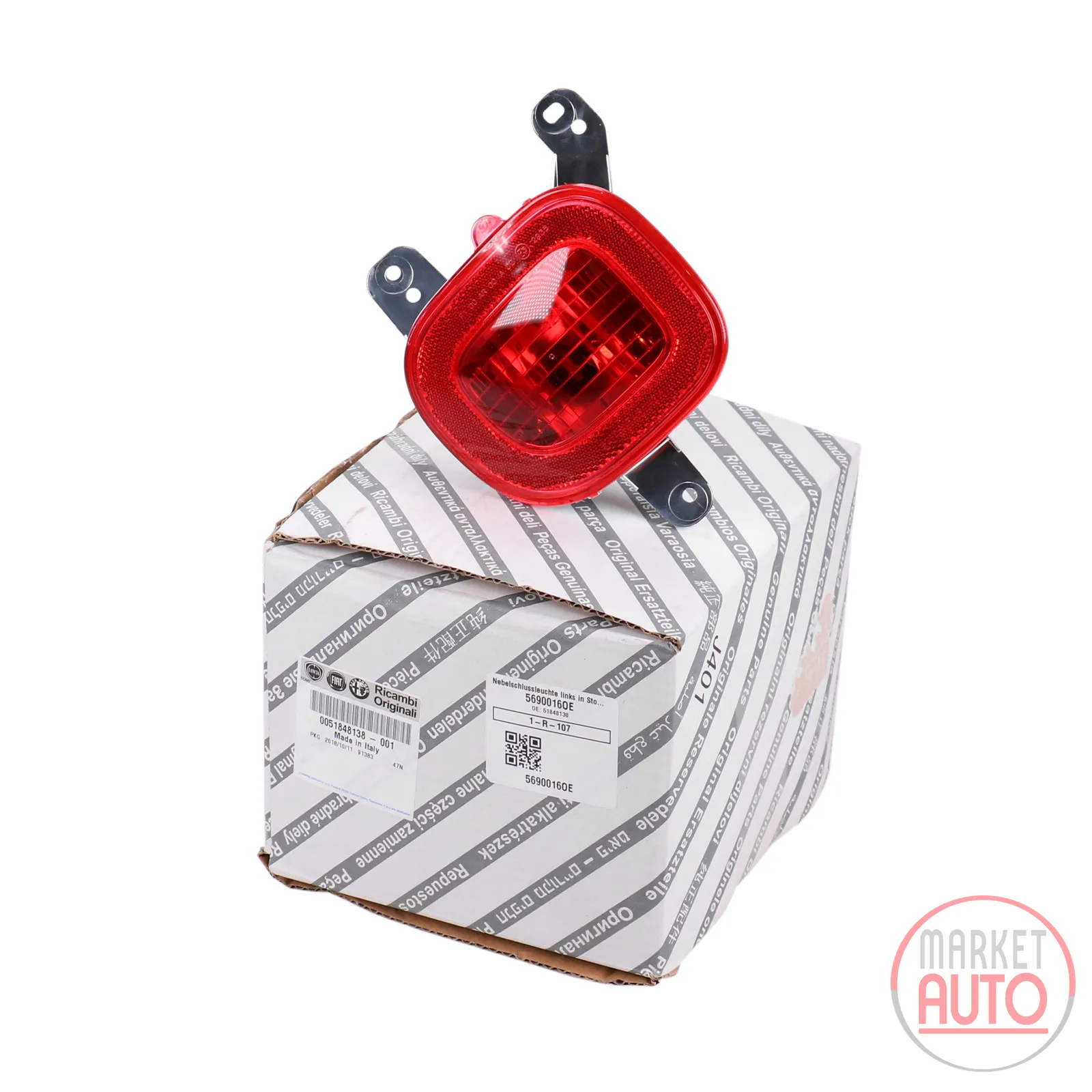 Rear fog light left in bumper
