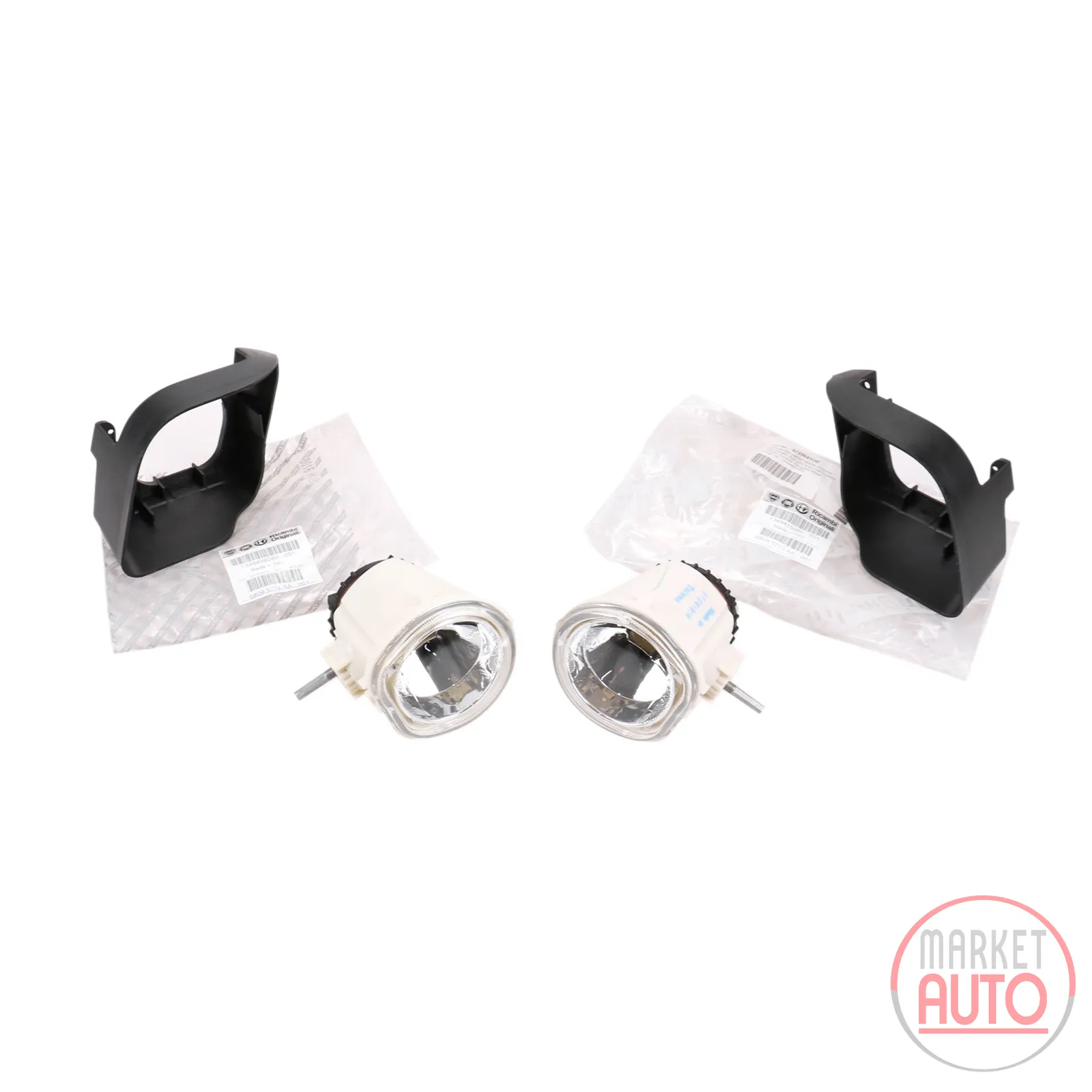 Fog light set for retrofitting