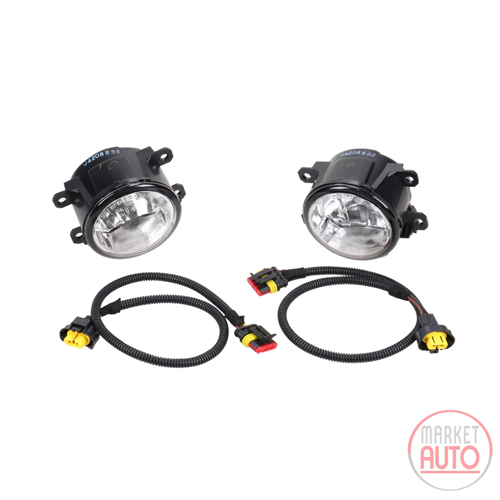 Fog light set for retrofitting