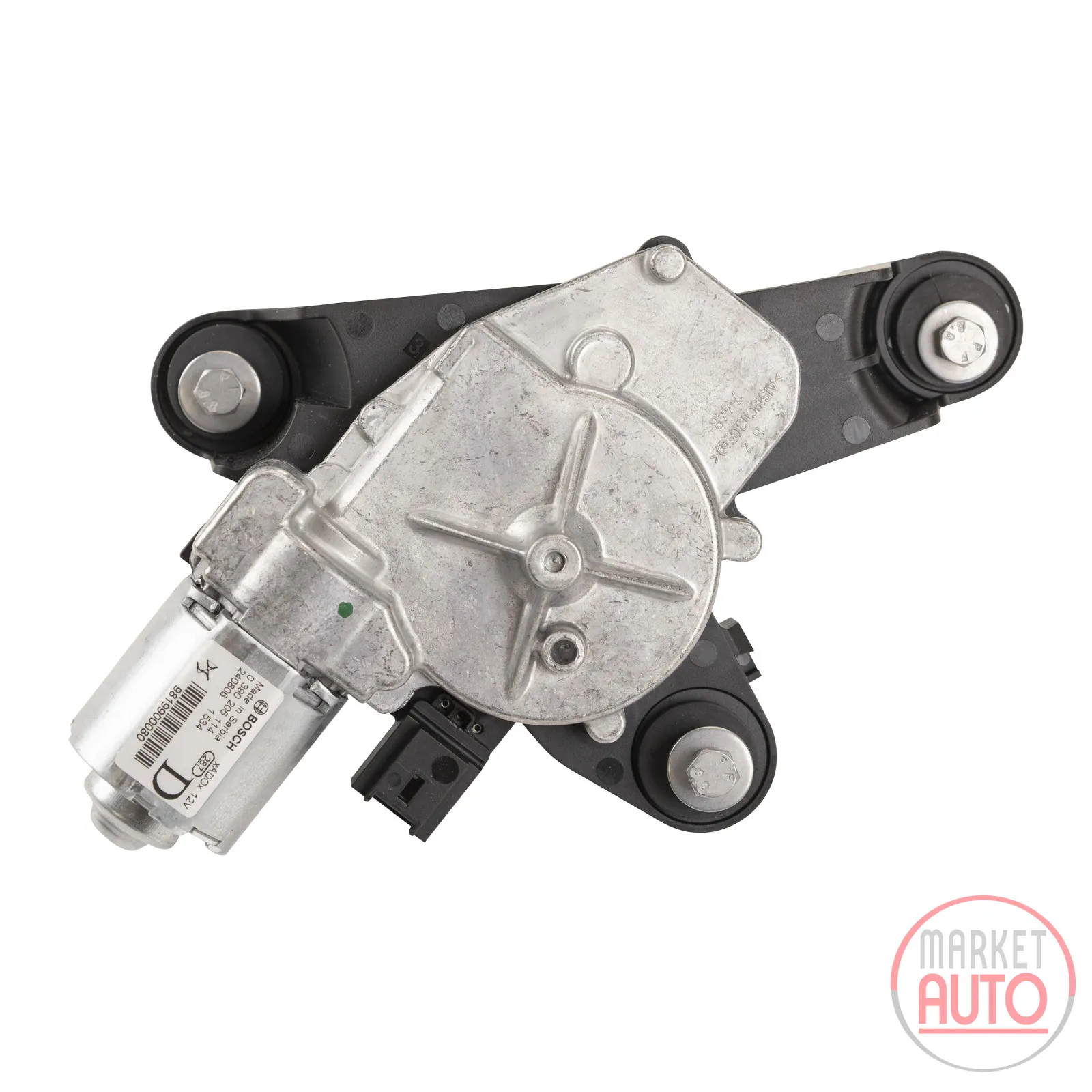 Rear windshield wiper motor