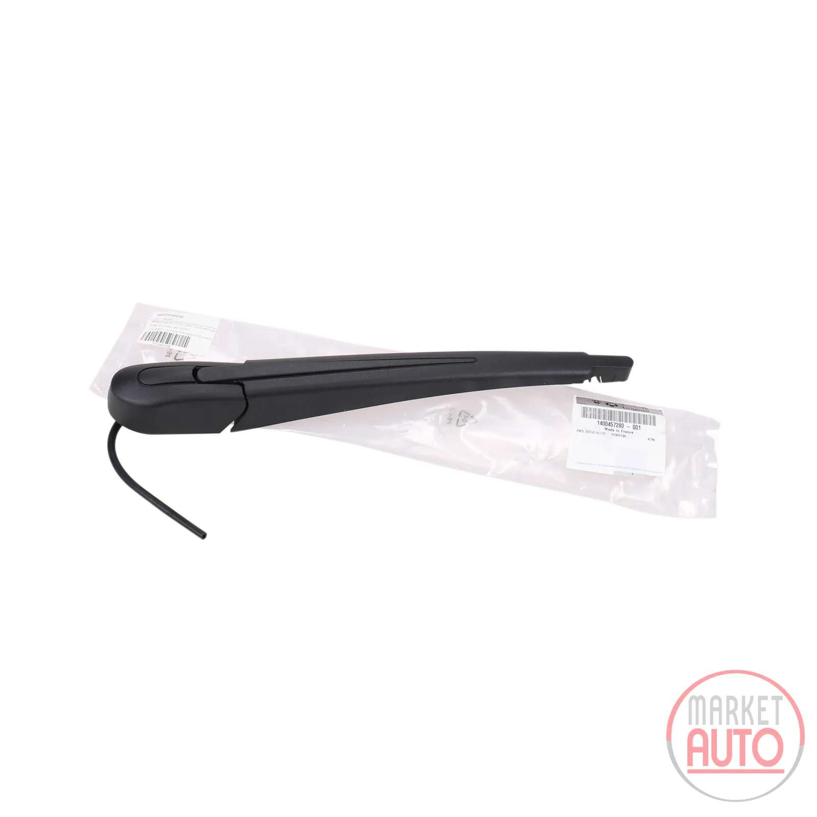 Rear wiper arm swings