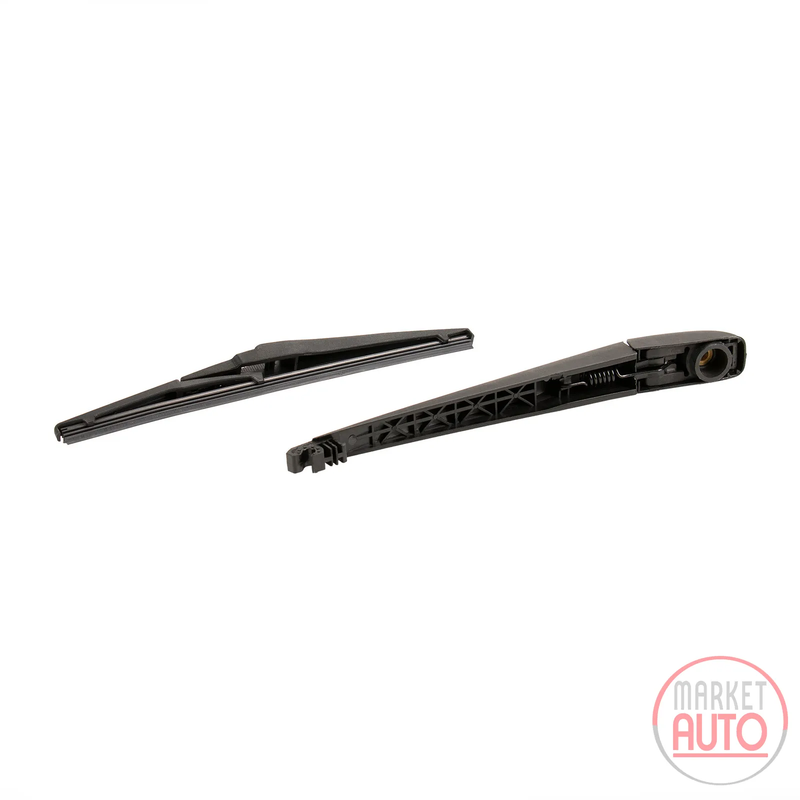 Rear wiper arm including wiper blade