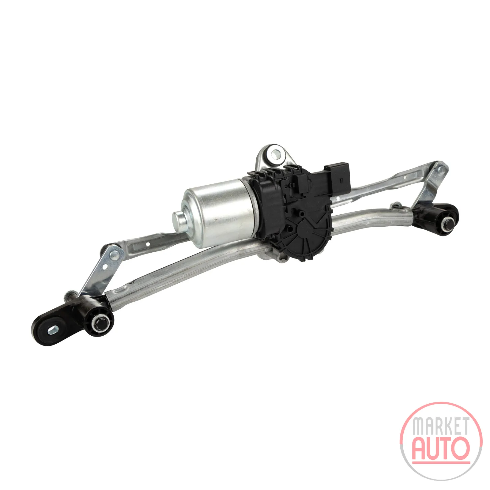 Wiper linkage complete with motor