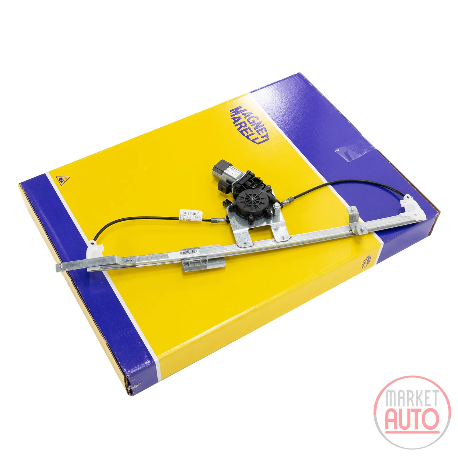 Electric window regulator front right motor on rail Magneti Marelli