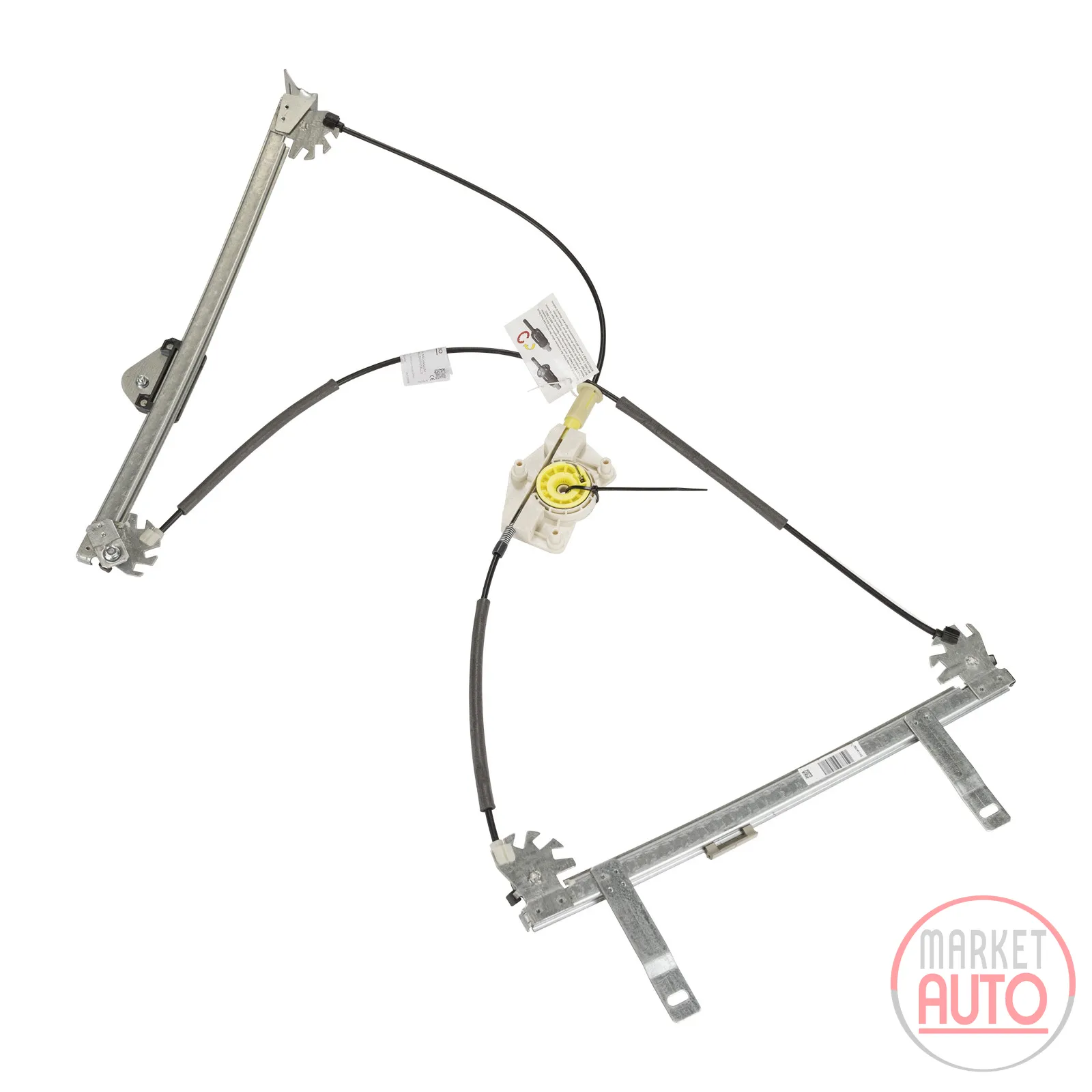 Front right window regulator without motor