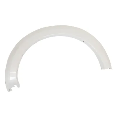 Wheel house panel with widening complete front left white (pearl)