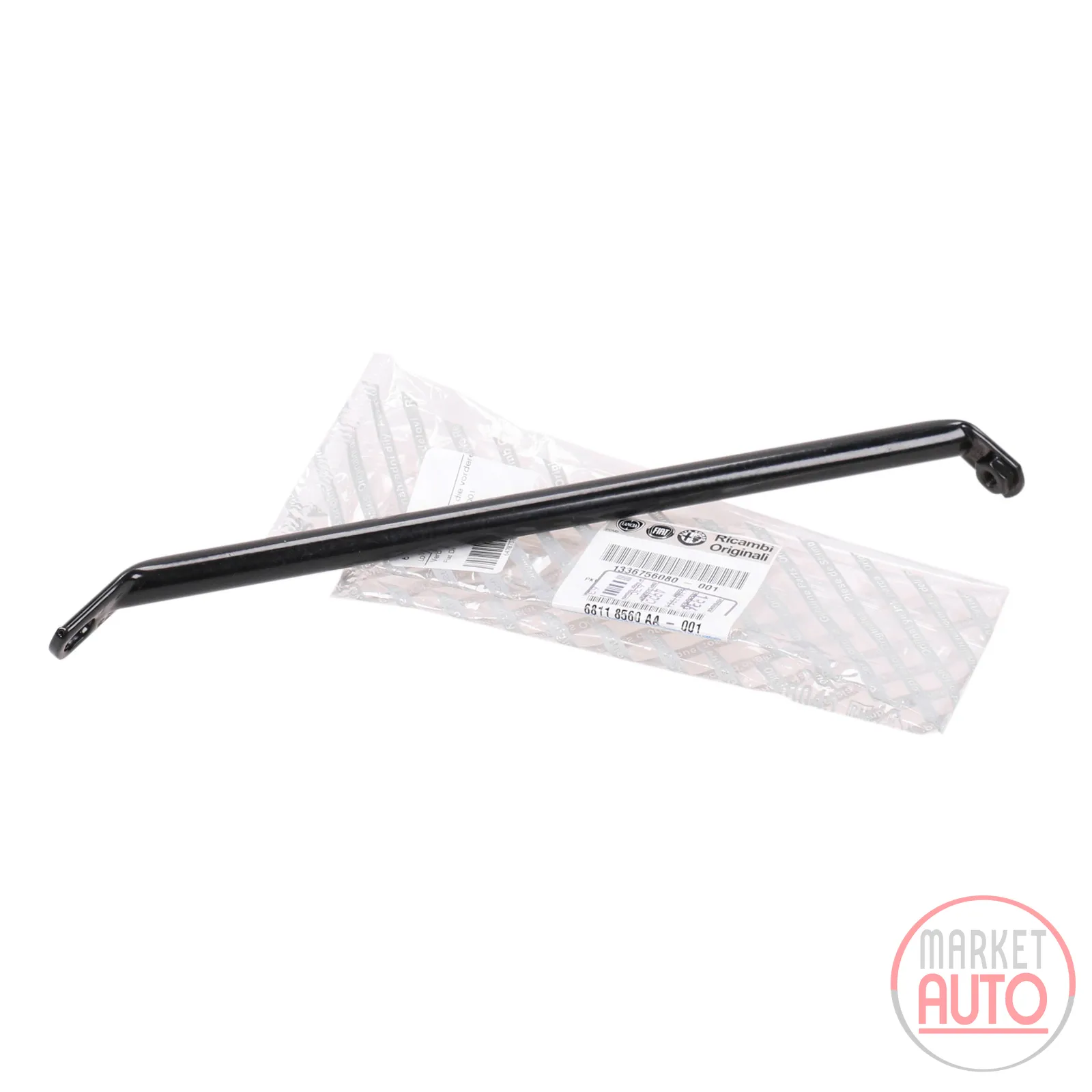 Connecting part for the front bumper right