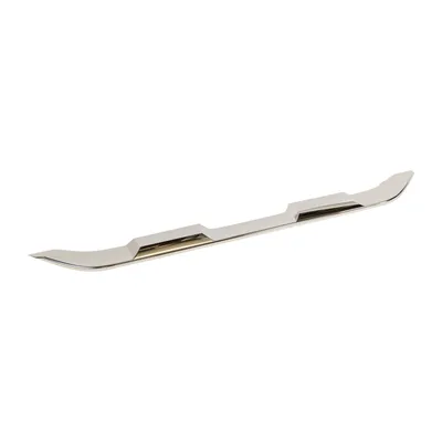 Chrome trim strip rear bumper center