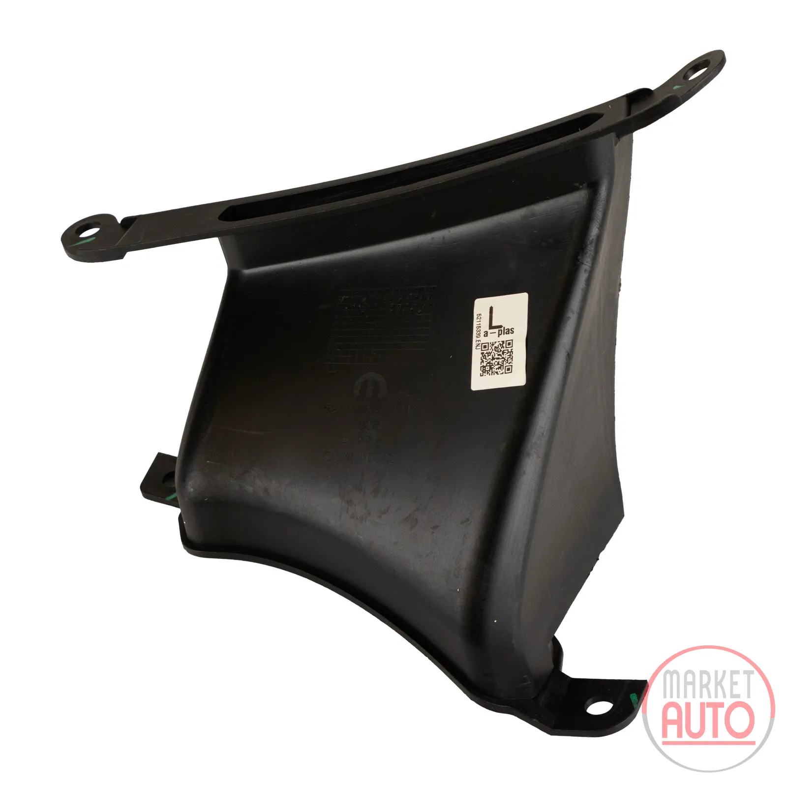 Wind deflector bumper front left