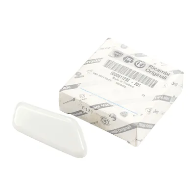 Headlight washer cover left white