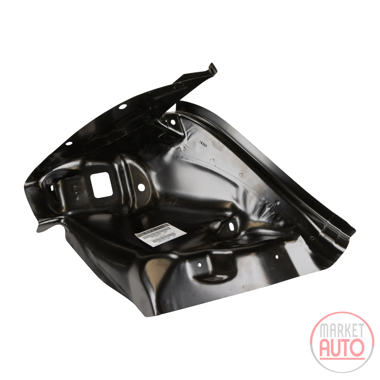 Stop plate rear left