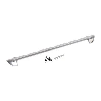 Spoiler for front bumper silver