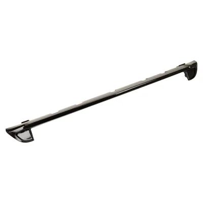 Spoiler for front bumper painted glossy black