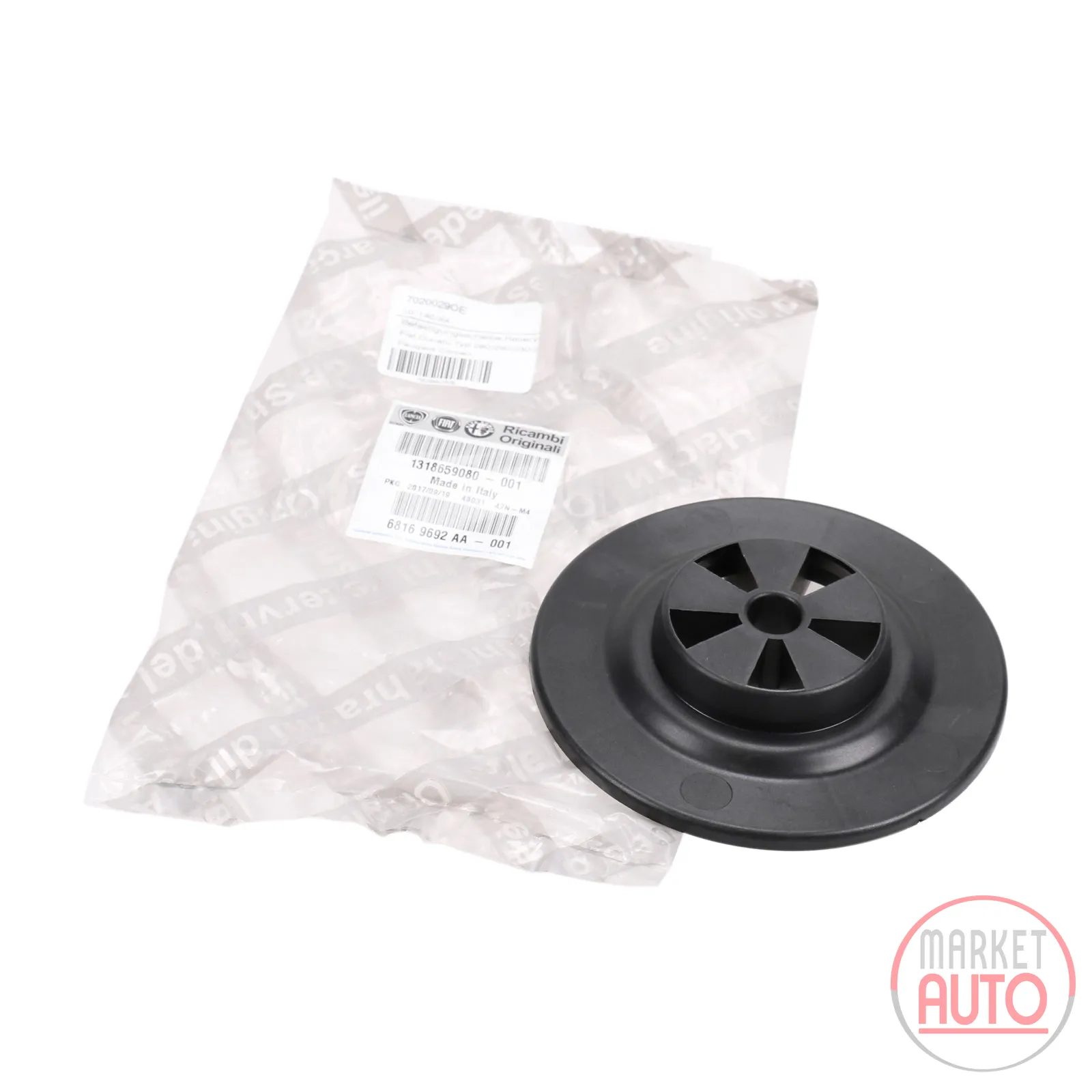 Spare wheel mounting disc