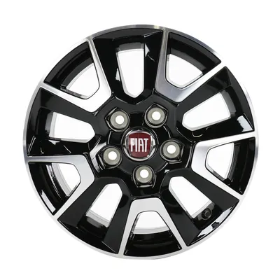 Light alloy rim incl. hub cap black silver 16&quot, original