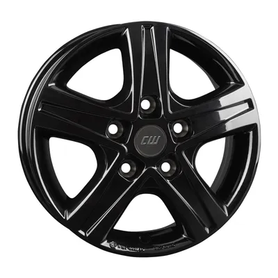 15-inch Borbet CWD Black Glossy alloy wheel