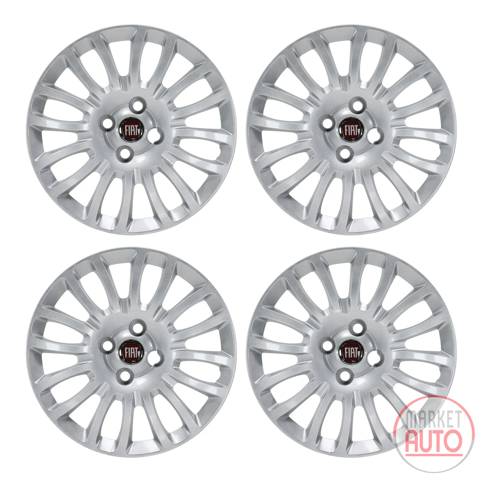 Wheel cover for 15 inch rim, set of 4