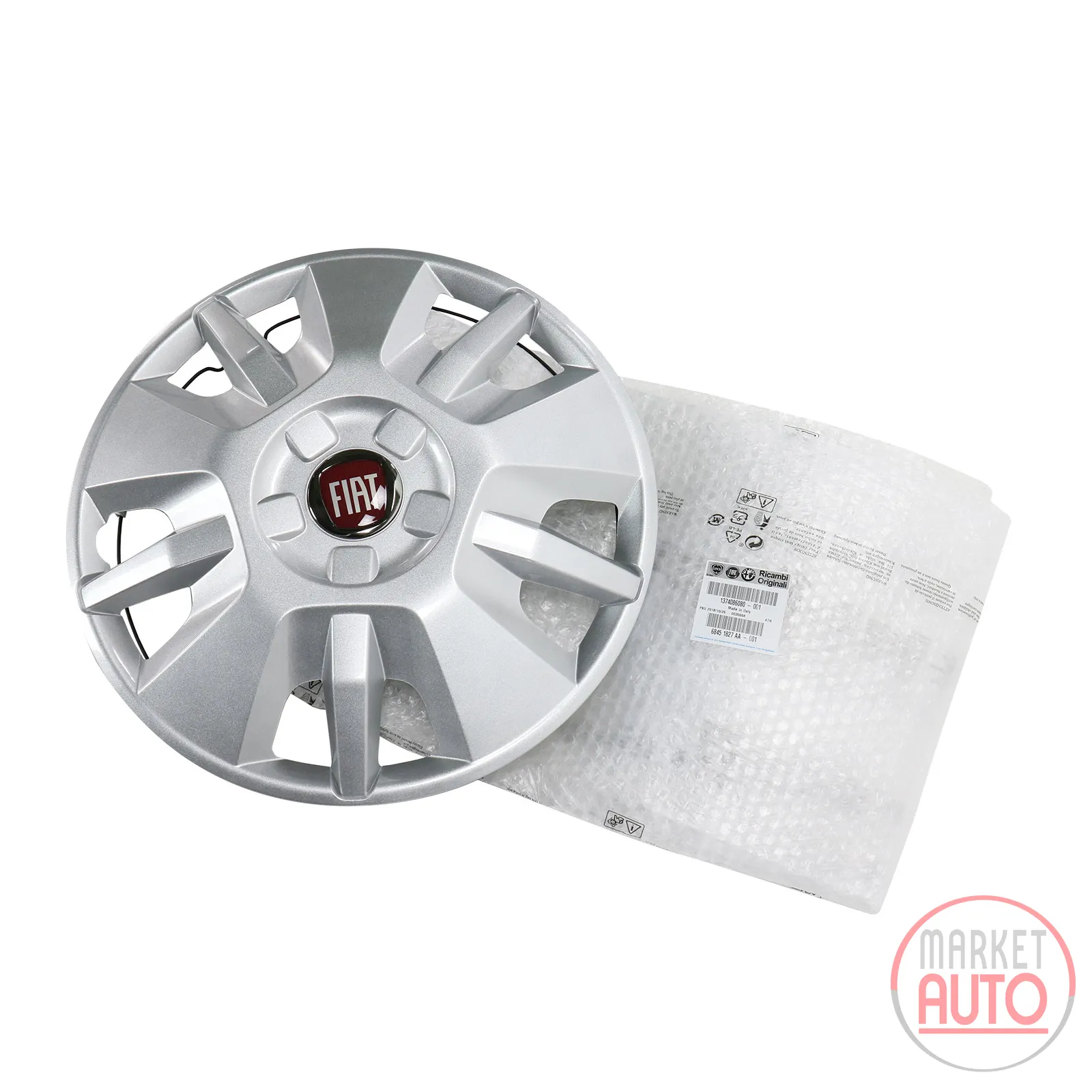 Hubcap 15 inch rim emblem red