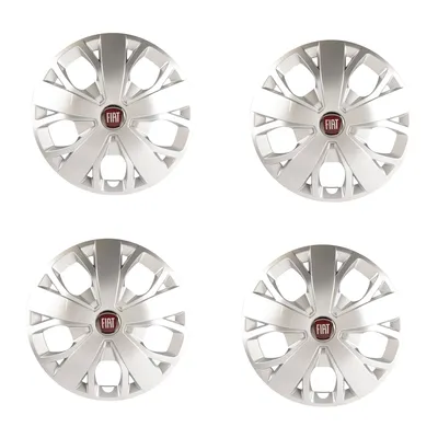 Hubcap set 16 inch rim emblem red