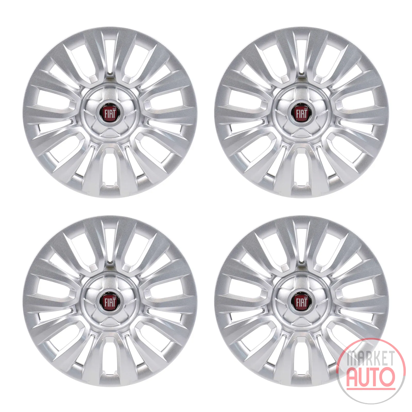 Wheel cover 15 inch, set of 4
