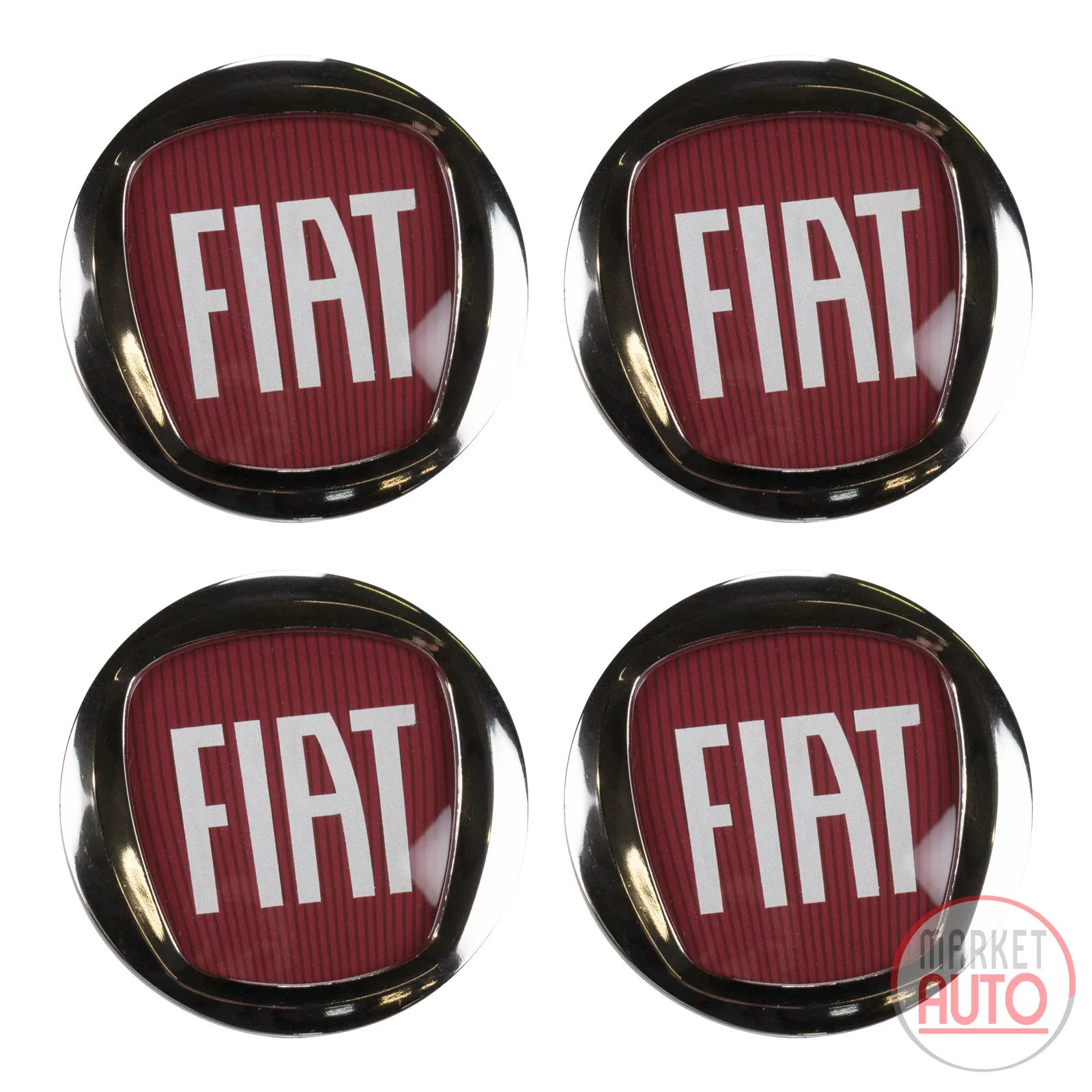 Wheel hub caps for alloy rims, set of 4