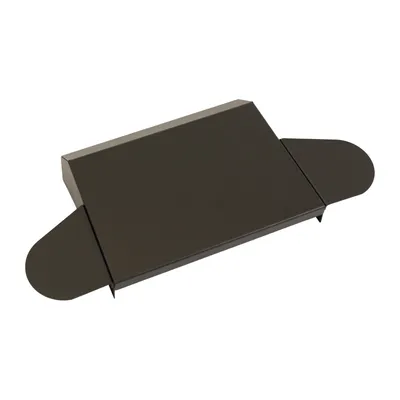 Storage system angled for vehicle with tablet holder