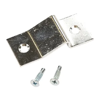Door stop for sliding doors for motorhomes and caravans including mounting mater