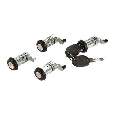 Lock cylinder set for 4 doors