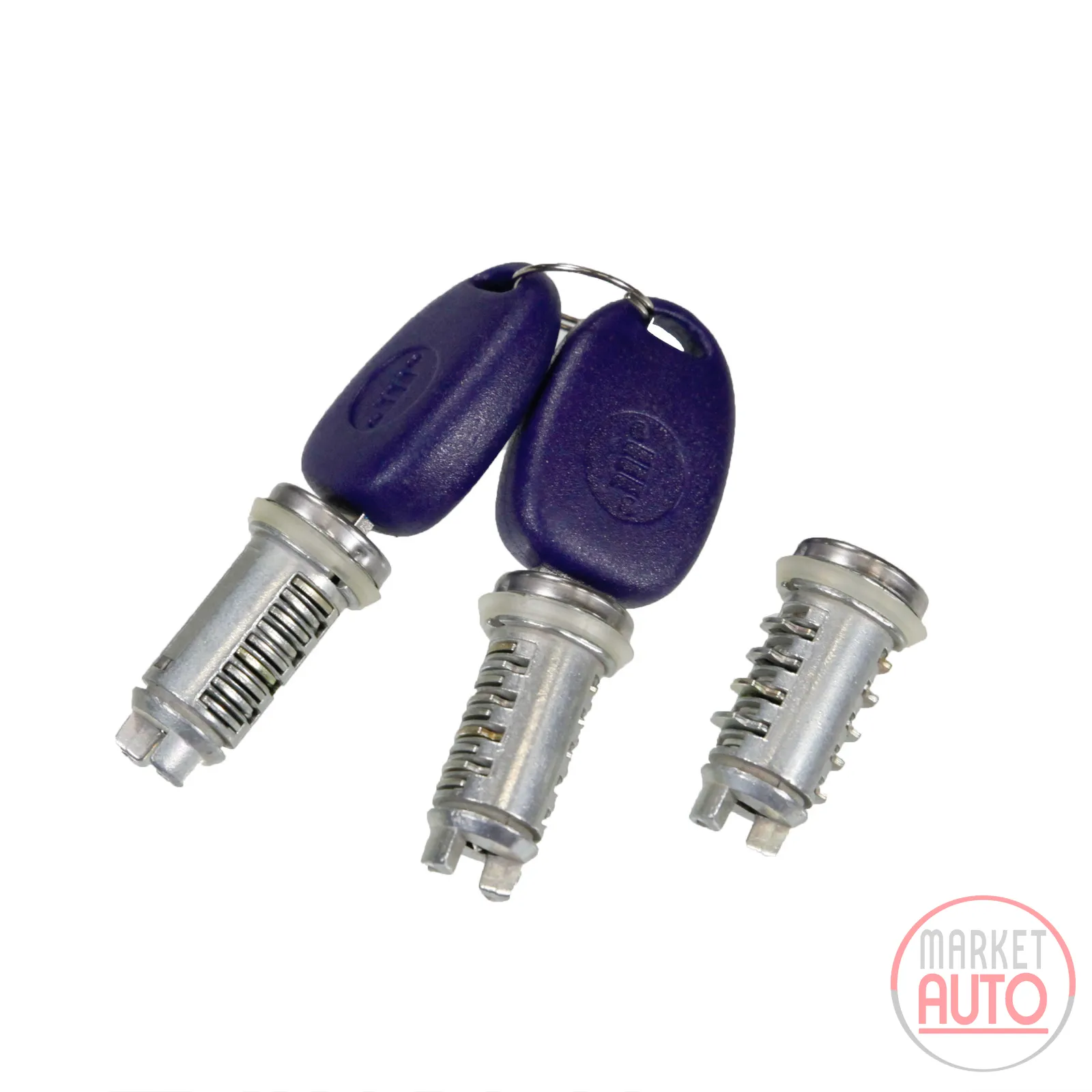Lock cylinder set 3-piece