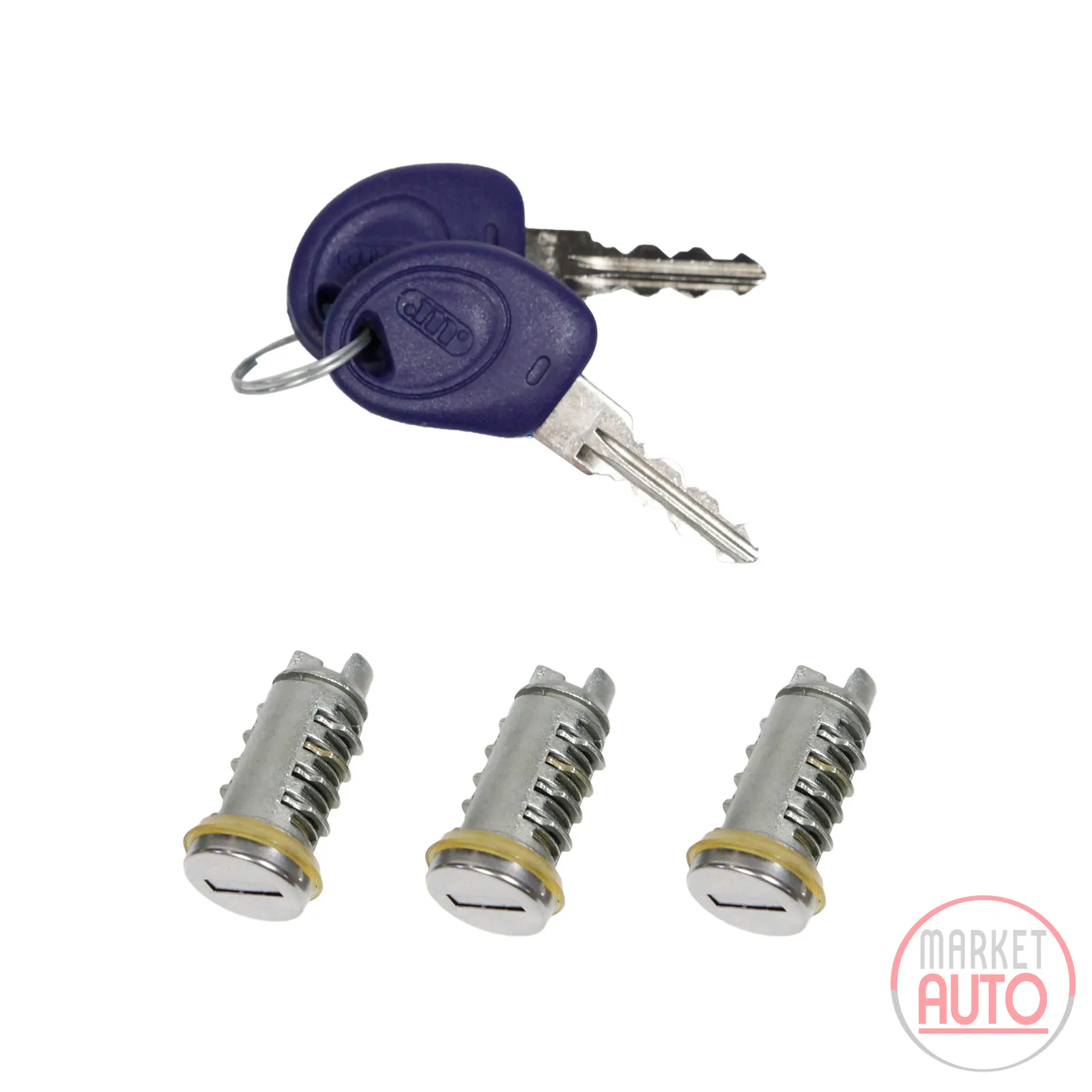 Lock cylinder set 3-piece