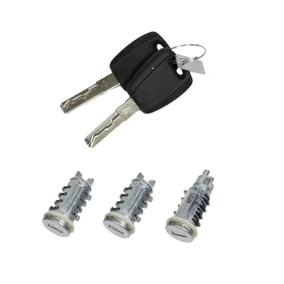 Lock cylinder set 3-piece
