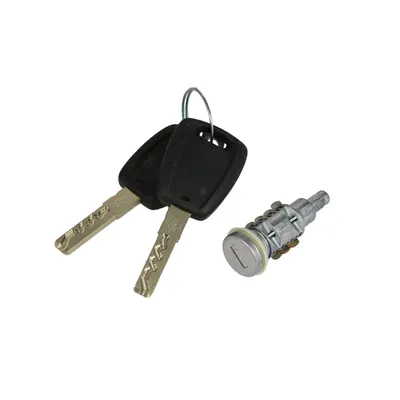 Lock cylinder with key