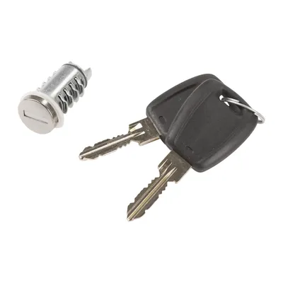 Lock cylinder with key