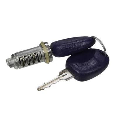 Door lock cylinder with 2x keys