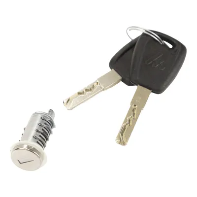 Cylinder lock for door lock cylinder with key