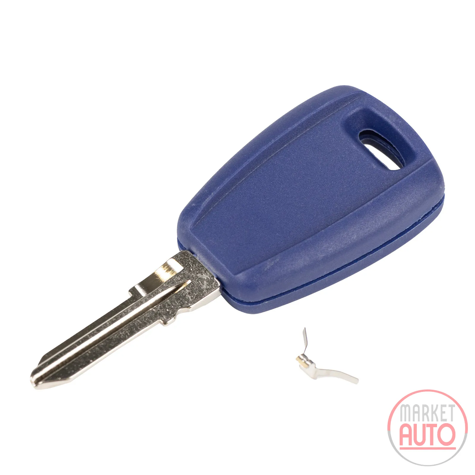 Housing Key with button without logo *Blue*
