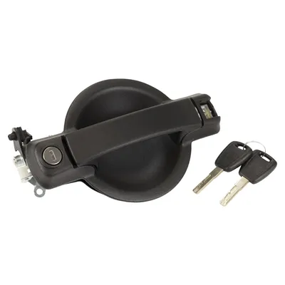 Door handle outside rear door